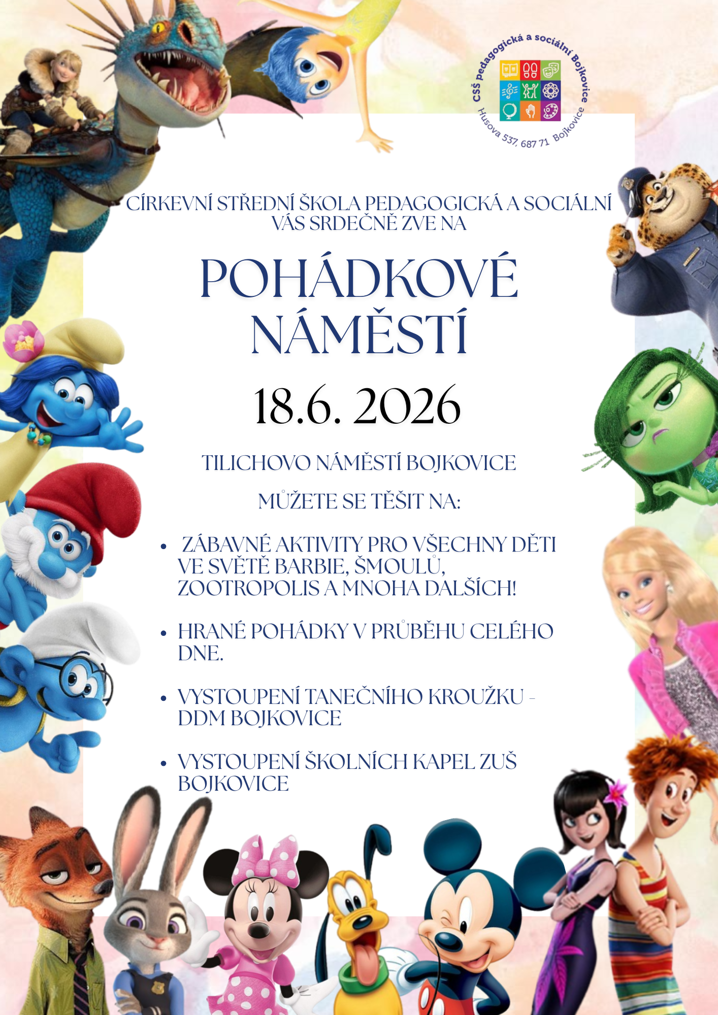 Pohádkový náměstí 2026